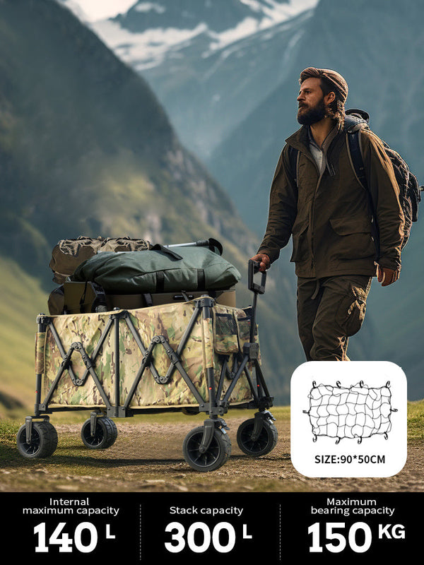 Extra Large Capacity Foldable Wagon