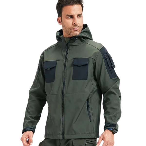 BEETLE 5-in-1 Muti-Pocket Warm Softshell Waterproof Tactical Jacket