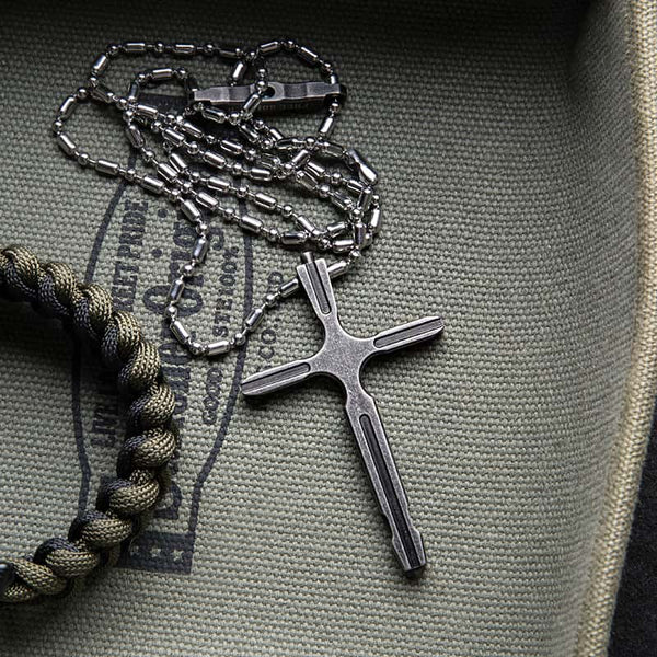 SteeL Cross Necklace