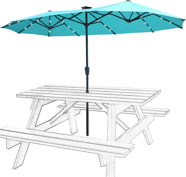 13FT Double-Sided Patio Umbrella